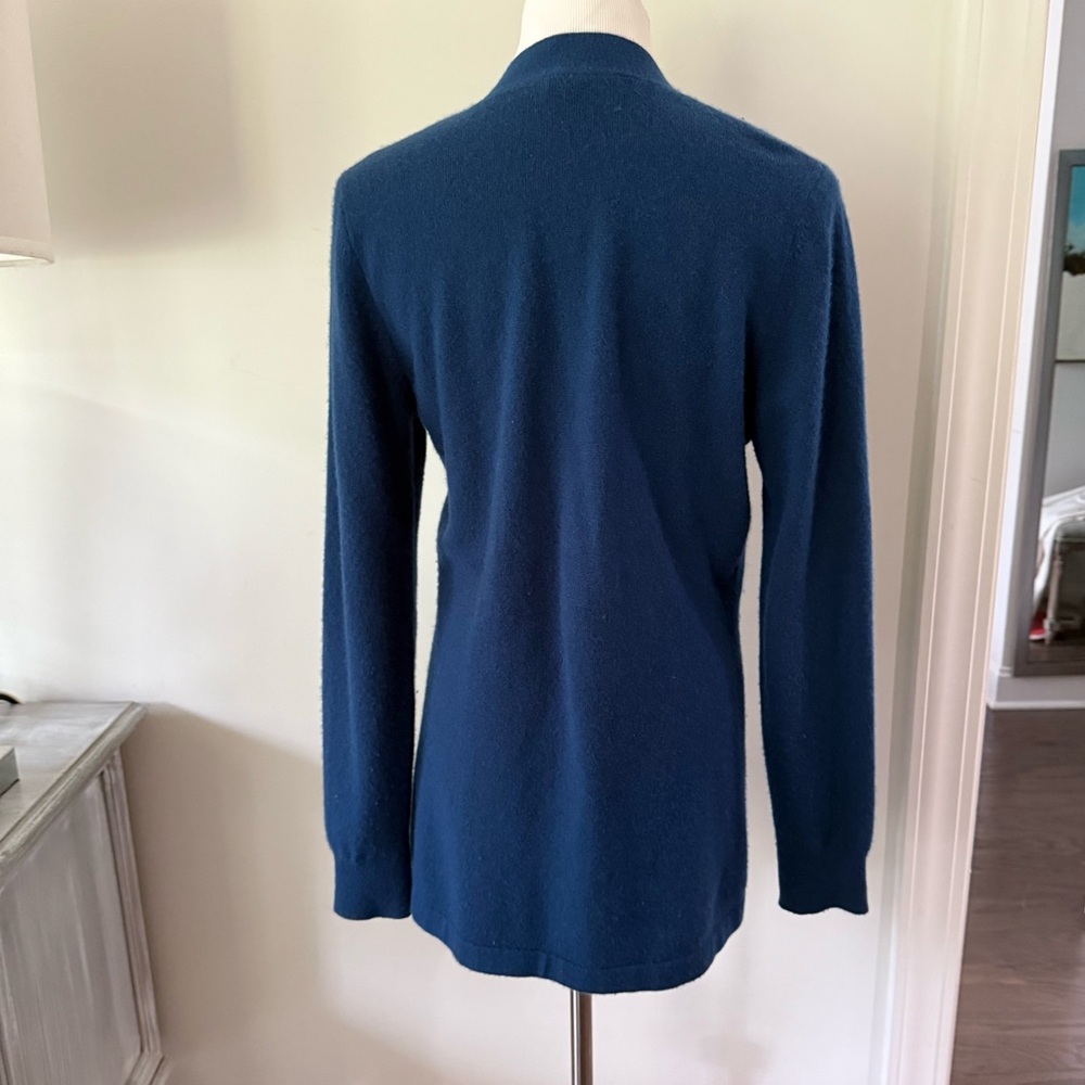 Mc Duff Essentials 100% Cashmere Boyfriend Button Down Cardigan View 4